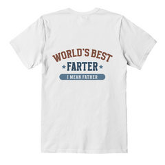 Fathers Day Present Funny Dad Gift Humorous Joke Tshirt Perfect Gift For Dad Fart Joke Shirt Premium Cotton Material Comfortable Casual Wear Shirt Bella Canvas Quality Soft Fabric Construction Everyday Wear Essential Dad Birthday Present